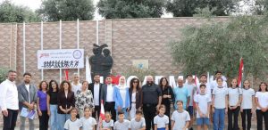 رئيسة جمعية بيروت ماراثون تزور مدرسة قدموس