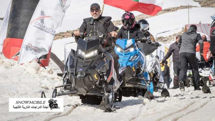 الجولة الأولى من بطولة لبنان للدرّاجات النارية الثلجية