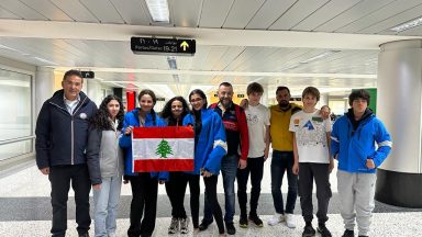 بعثة لبنان بالتزلج الى فرنسا