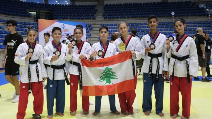 ست ميداليات للبنان في بطولة آسيا للتايكواندو