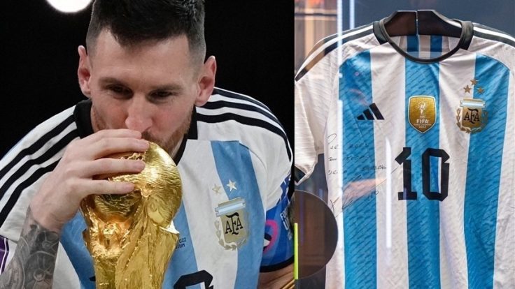 ميسي يهدي نادال قميص بطل كأس العالم