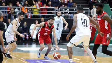 لبنان يفوز على فلسطين في كأس بيروت لكرة السلة